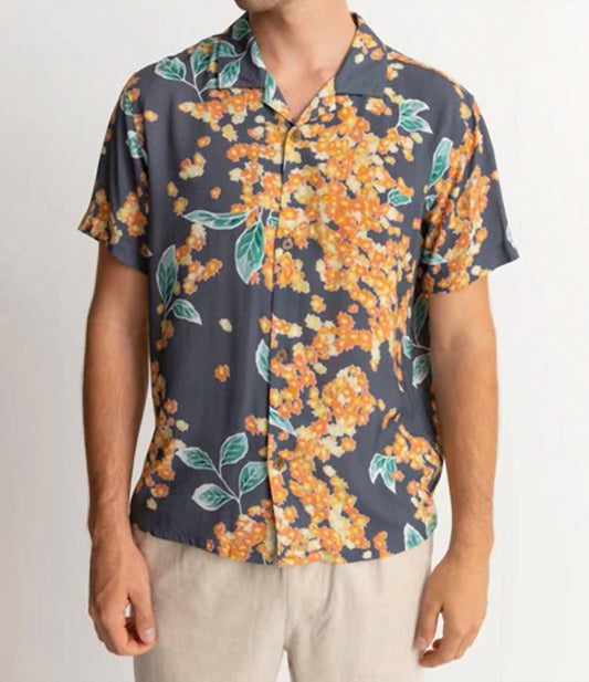 Rhythm. - Isle Floral Cuban Short Sleeves Shirt