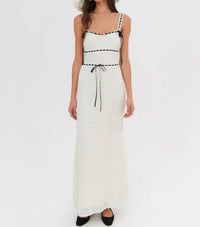 Lil Lemons By For Love And Lemons - Mayfair Crochet Maxi Dress