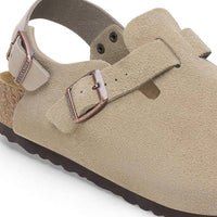 BIRKENSTOCK Women's Tokio Ii Suede Clogs in taupe - women's shoe - view 5