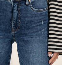 KUT FROM THE KLOTH Reese High Rise Ankle Straight Jeans in intuition - women's jeans - view 4