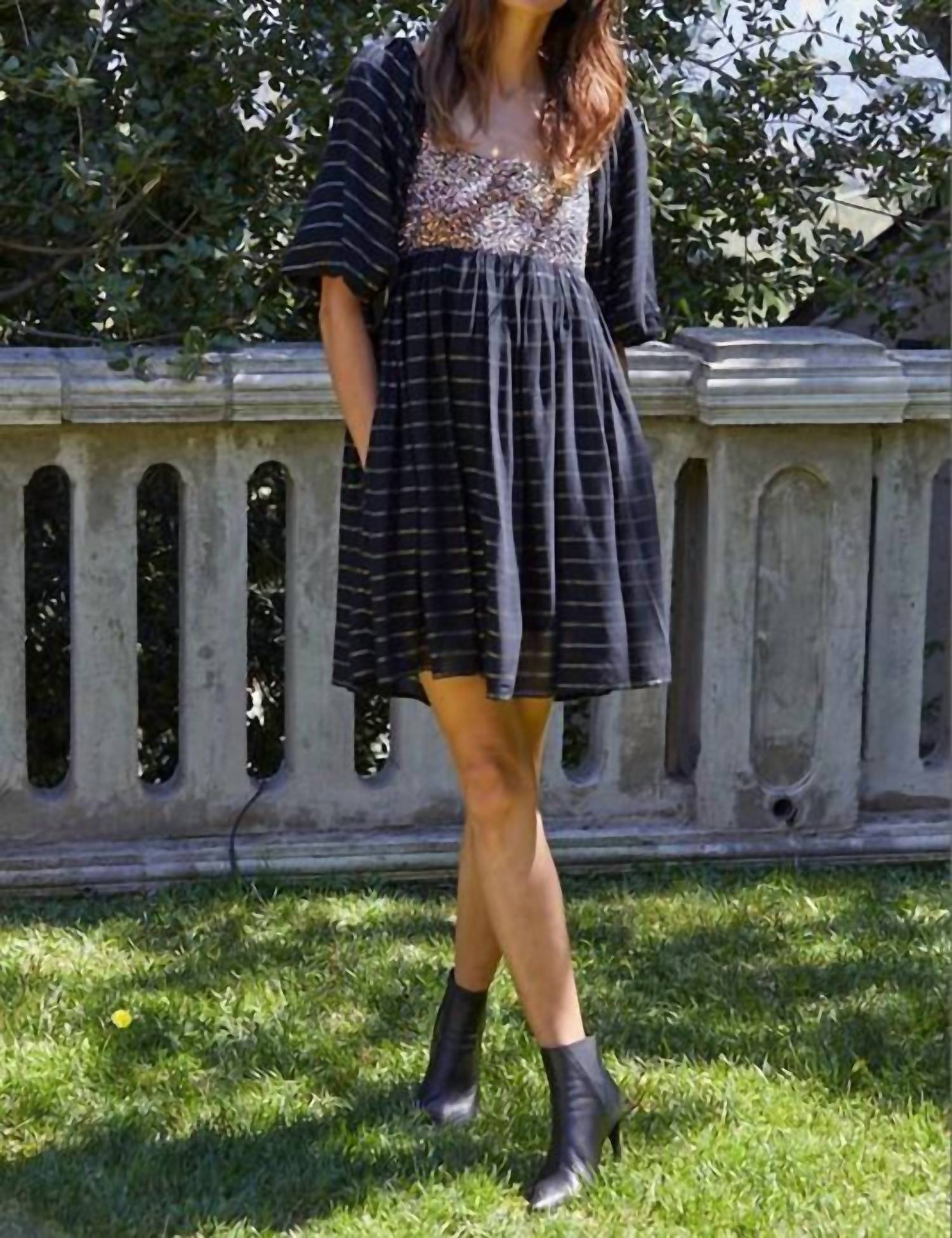 By Together Nora Mini Dress in blue - women's dress - view 4