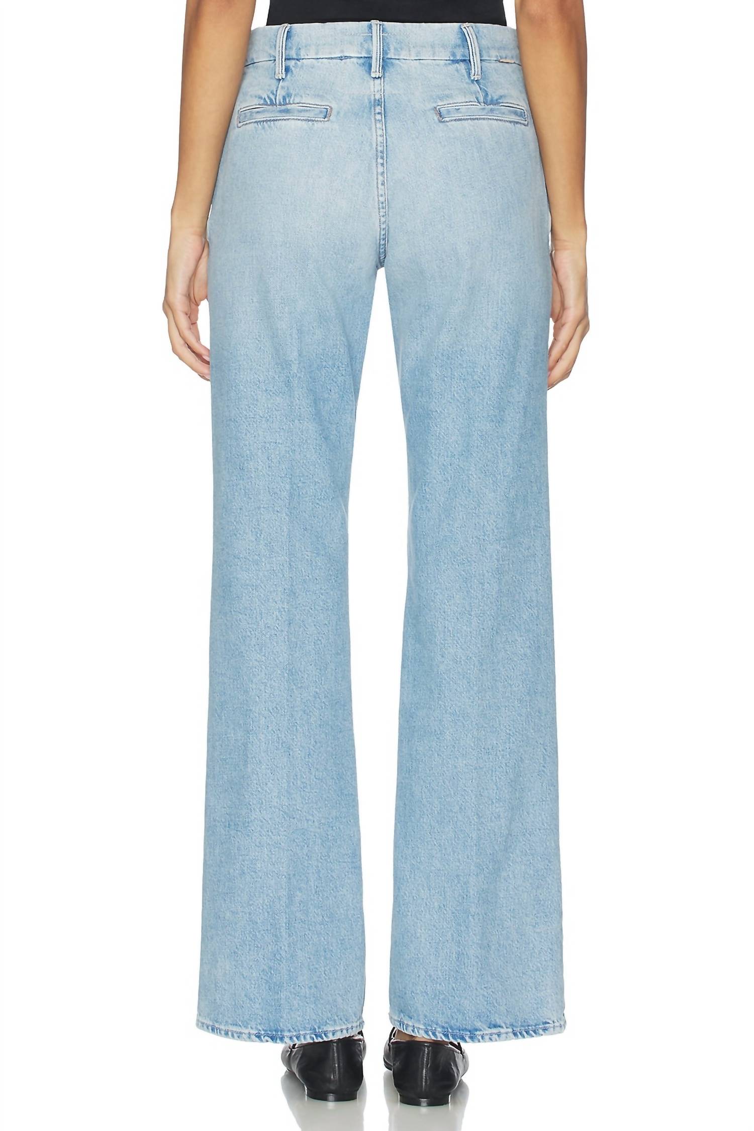 Mother Bookie Prep Sneak High-rise Bootcut Jeans in this is how i roll - women's jeans - alternate view