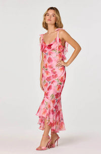 Astr - Nissa Flowy Midi Dress