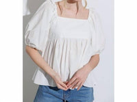 Baby Doll Back Tie Blouse