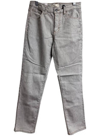 Oat New York - Women's Mid Rise Straight Striped Jeans