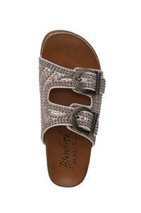 BLOWFISH Women's Lima Sandal in cloud met stones - women's sandal - alternate view
