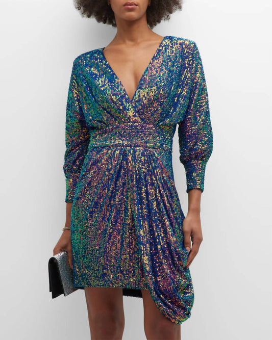 One33 Social - Sequin Drape Skirt Dress