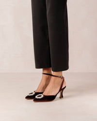 Alohas - Cinderella Crystal Embellished High-Heel Pumps