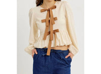 Idem Ditto - Camilla Bow Front Blouse