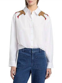 Tanya Taylor - Margaux Cheetah Button-front Cotton Shirt