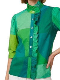 Hope For Flowers - Frilled Button Down Top