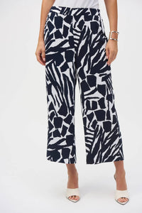 Joseph Ribkoff - Abstract Print Culotte Pants