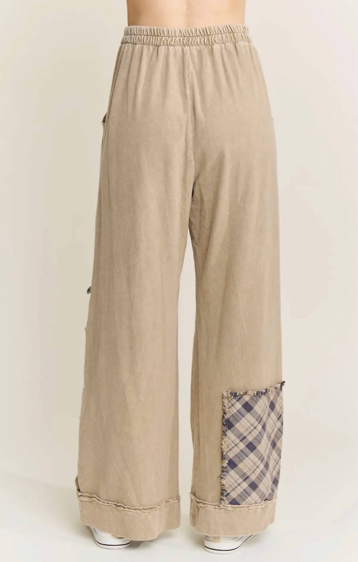 J. Her Distressed Star Patch Set in natural - women's sleepwear - view 6