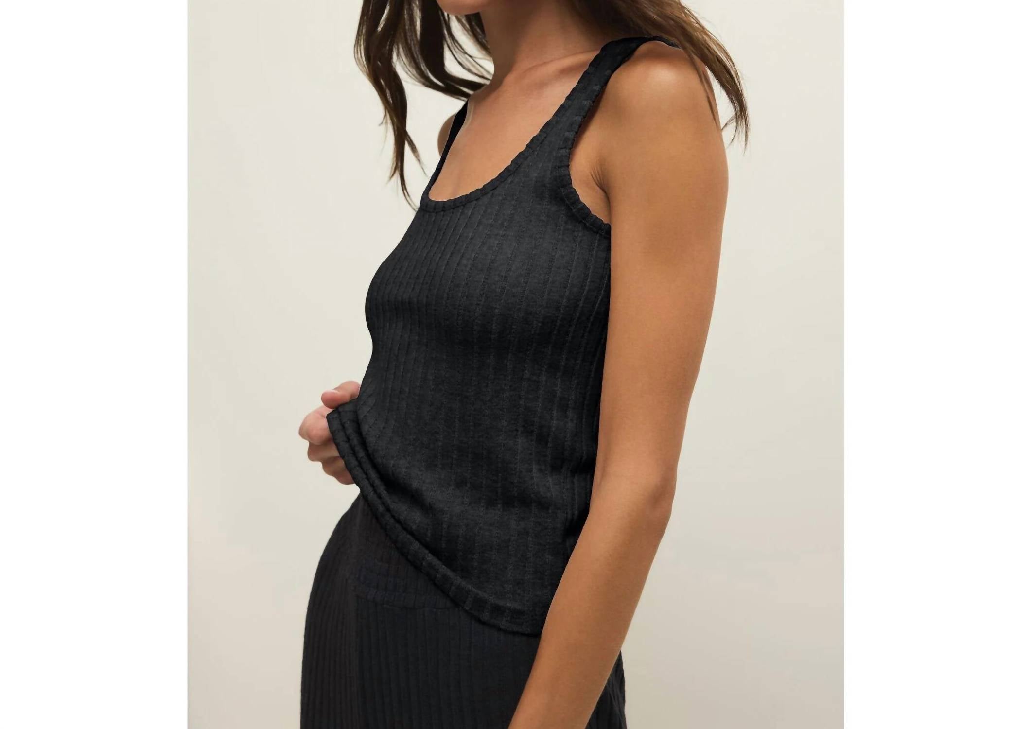 Z Supply - Double Scoop Rib Tank Top