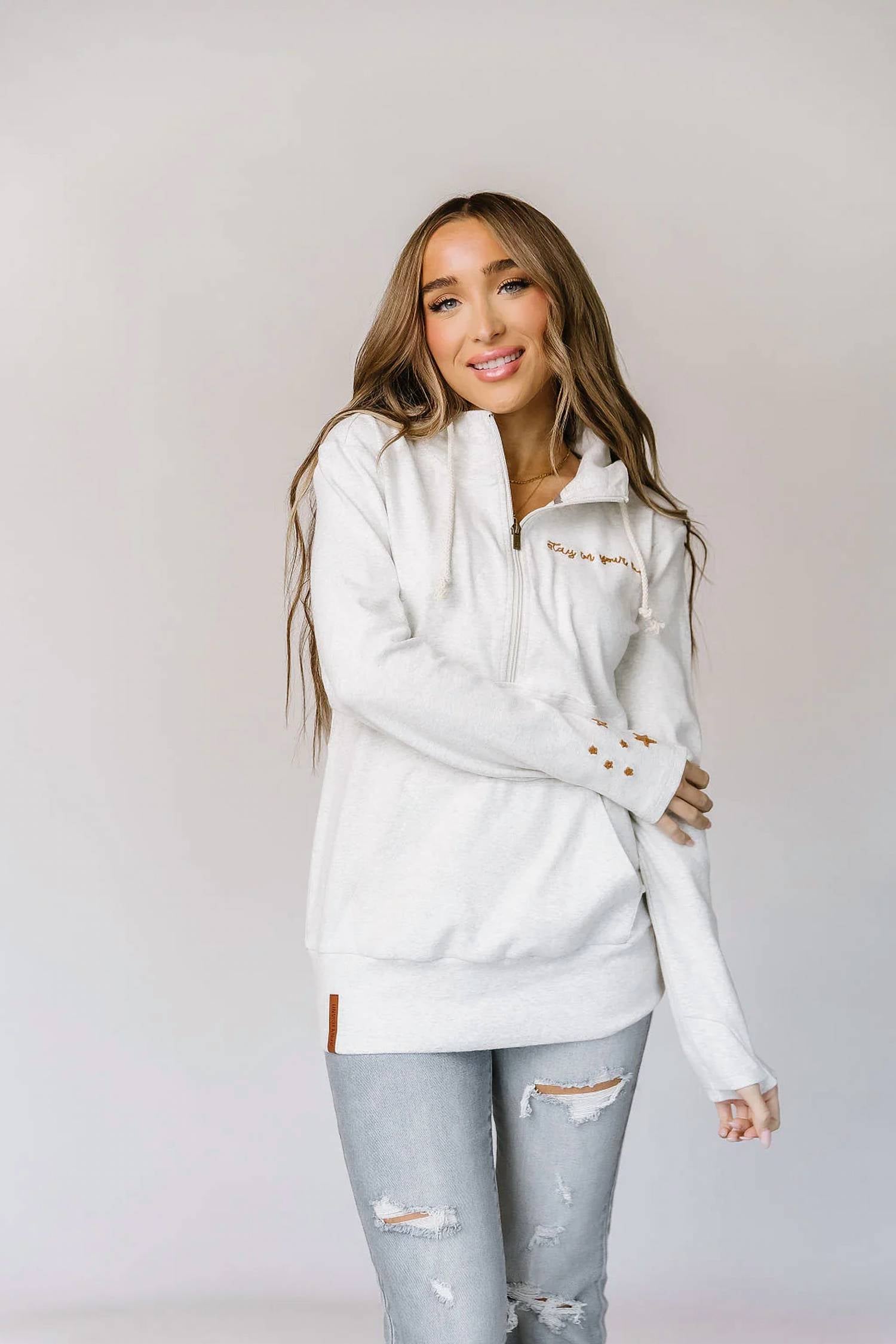 Ampersand Ave - Halfzip Hoodie