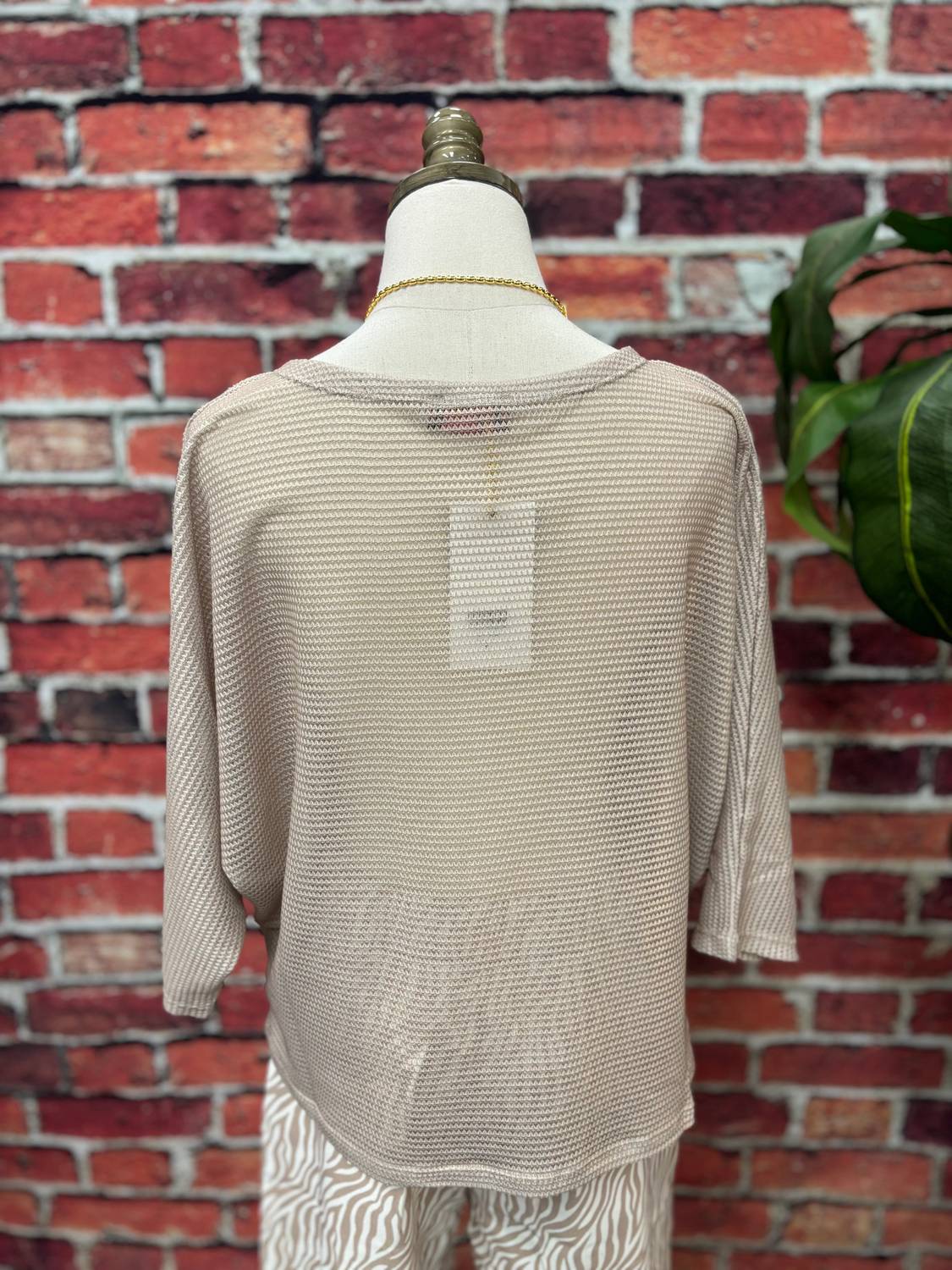 Isle Apparel - Women's Sheer Knit Sweater