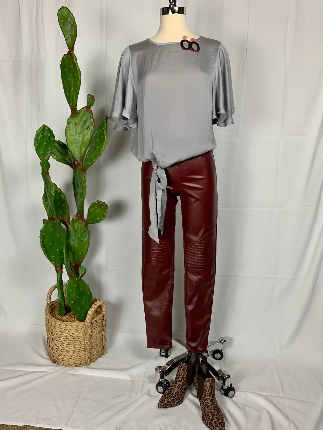 Easel - Venice Moto Jeggings