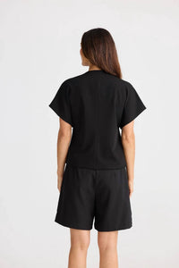 Brave + True - Origami V-neck Top