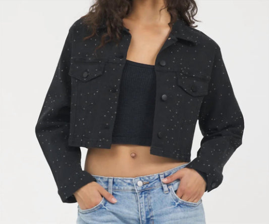 Vintage Havana - Rhinestone Studded Jacket