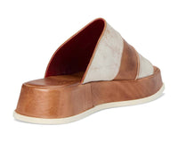 Bedstu - Women's Vext Leather Banded Slide Sandals