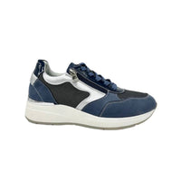 Renato Garini Women's Exe Sex16 Zip W Lace Sneaker in sky blue - women's sneaker
