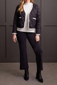 Tribal - Long Sleeve Button Front Puffer Jacket