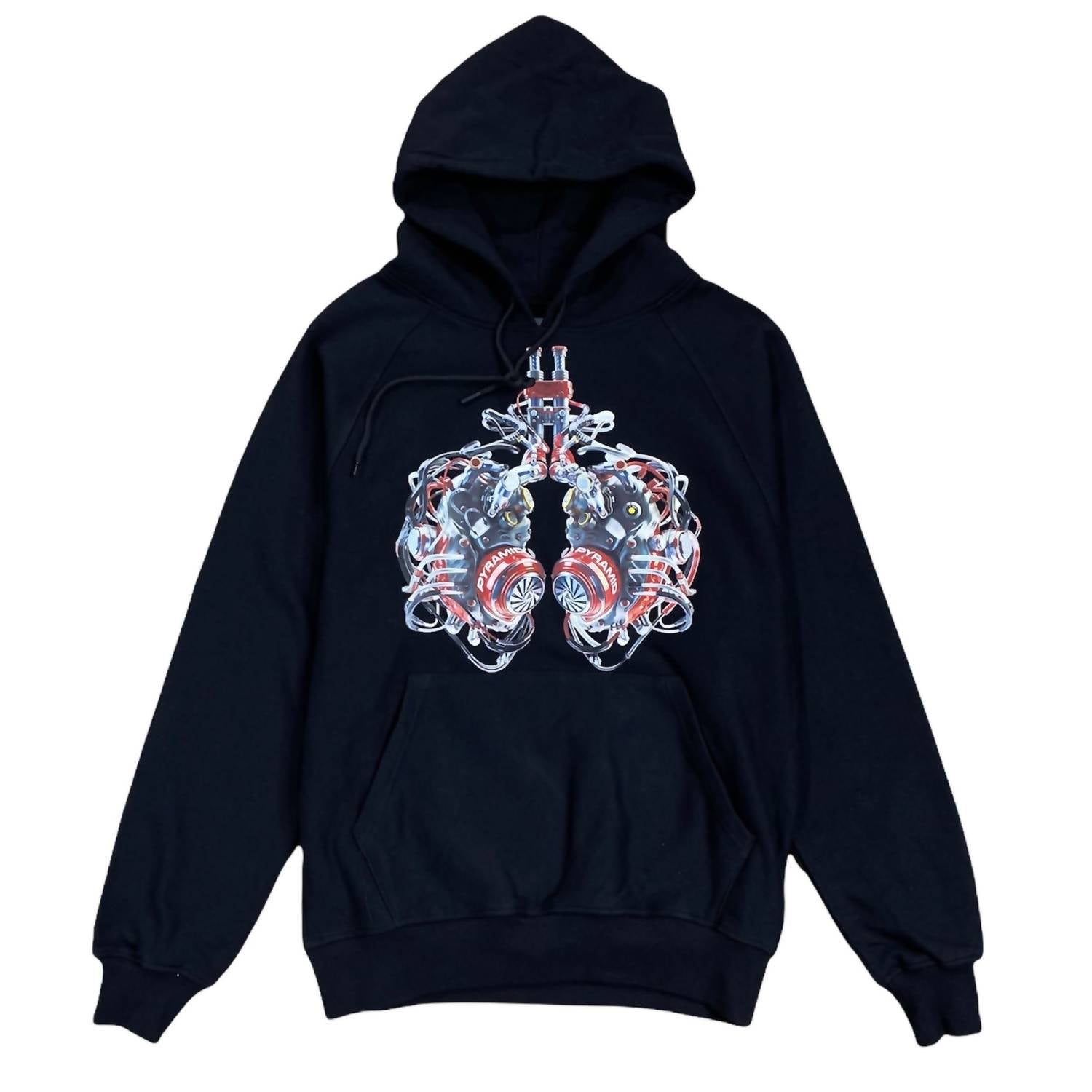 Black Pyramid - Men's Cotton Hoodie