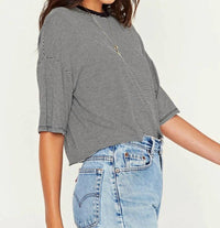 Project Social T - Briar Striped Crewneck Top