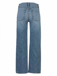 Kut From The Kloth - Charlotte High Rise Wide Leg Side Inset Raw Hem Jeans