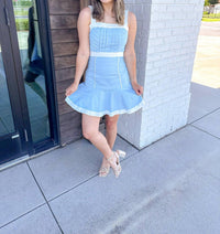 Day + Moon - Skye Flare Mini Dress