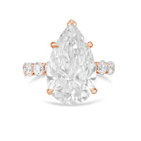 Diana M Jewels - Women's Pear & Round Lab-Grown Diamond Fashion Ring (10.00 Ct) - Bold