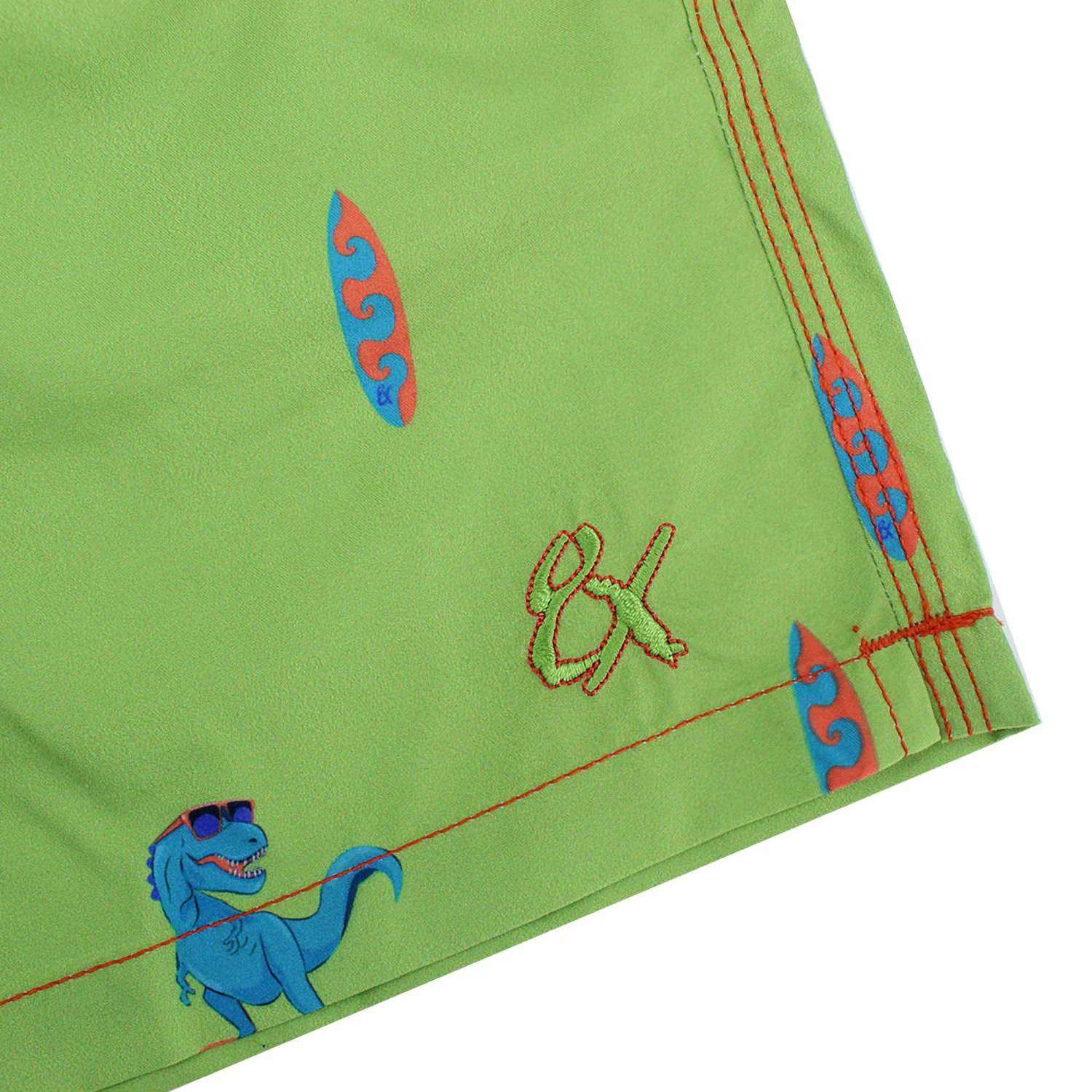 Eight X - Surfing T-rex Print Swim Trunks