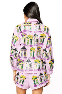 Queen Of Sparkles - Mardi Gras Porches Shorts