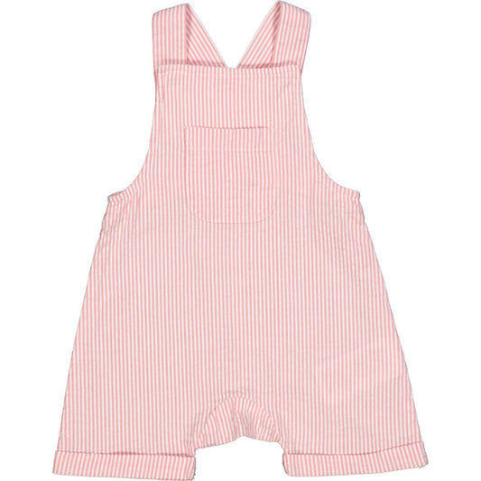 Muesli - Girls Seersucker Baby Overalls