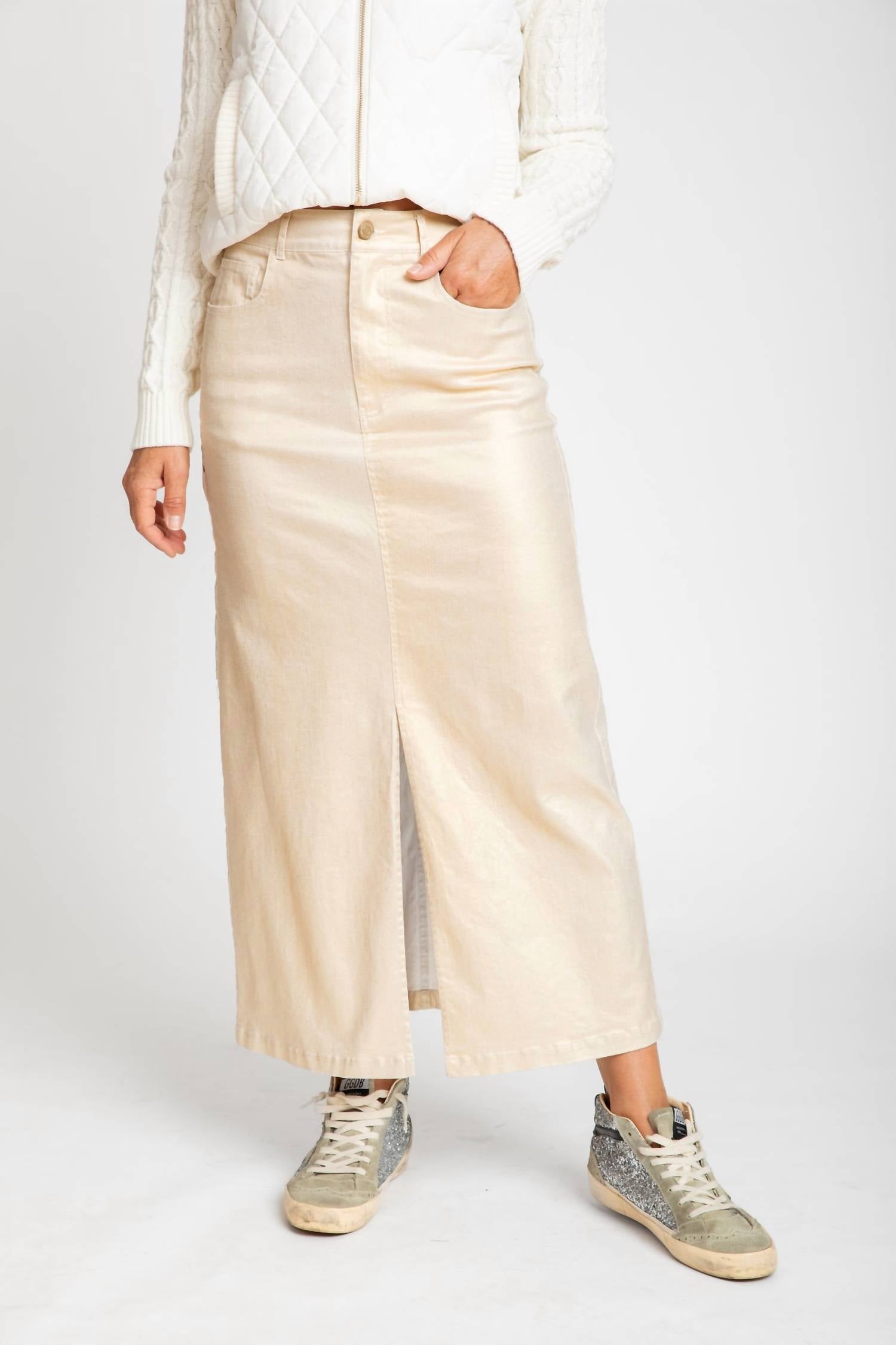 Burgess Sweaters - Metallic Skirt