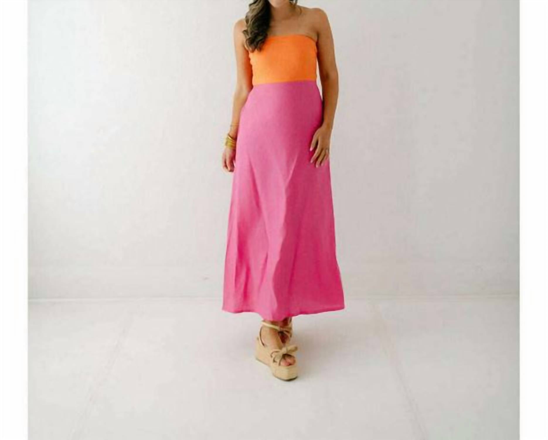 Karlie - Nia Linen Maxi Dress