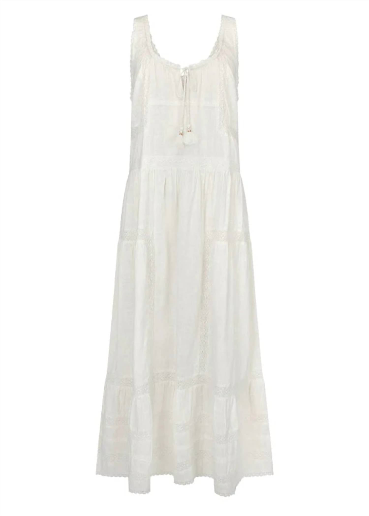 SPELL Serendipity Lace Sundress in jasmine - women's dress - alternate view