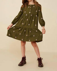 Hayden La - Girls Embroidered Dress