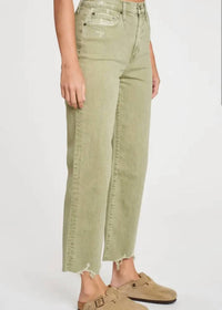 Daze - Pleaser High Rise Wide Ankle Length Jeans