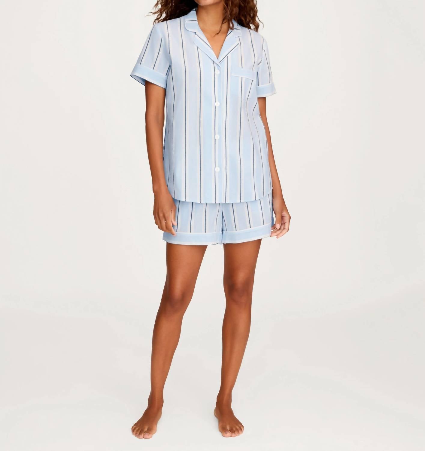 Petite Plume - Twill Short Sleeve Short Set