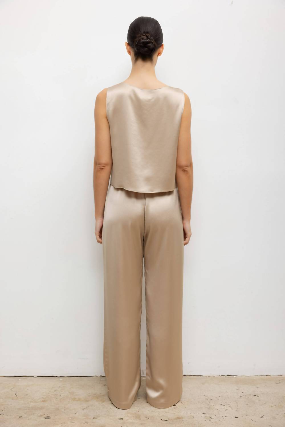 Leset - Barb Cropped Sleeveless Top