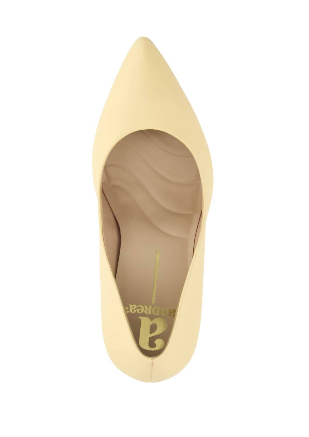 Andrea Women's Pointed Toe Pumps in yellow - women's heels - alternate view