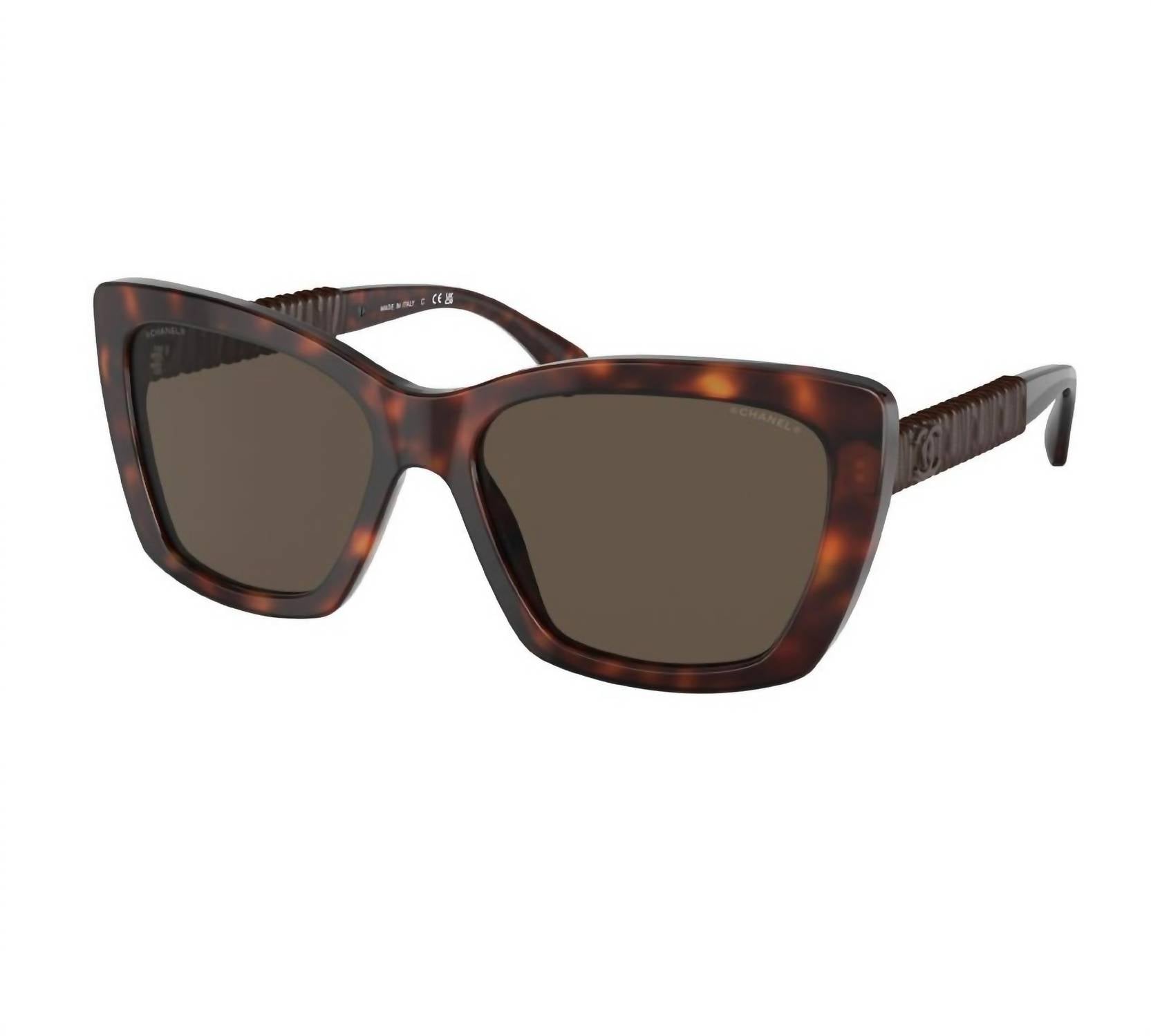Chanel - Acetate Calfskin Non Polarized Sunglasses 5476qa - 1164 - 3