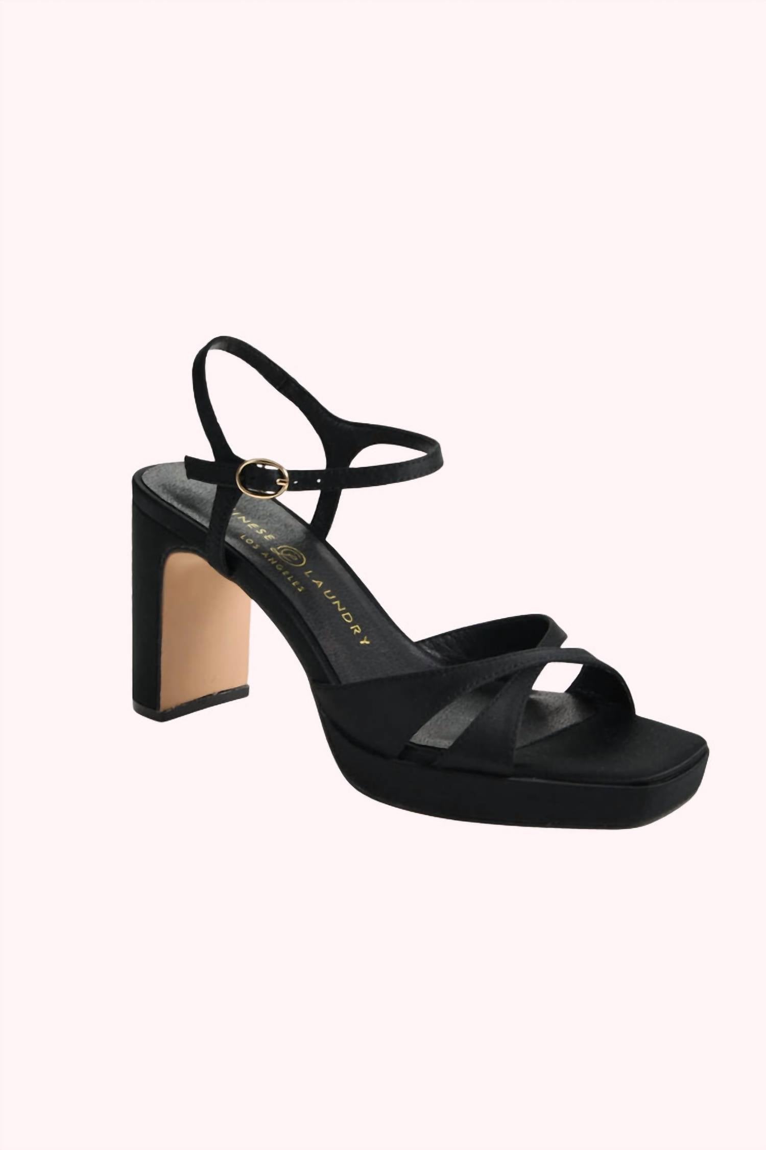 Chinese Laundry - Women's Gracie Satin Heel Sandals