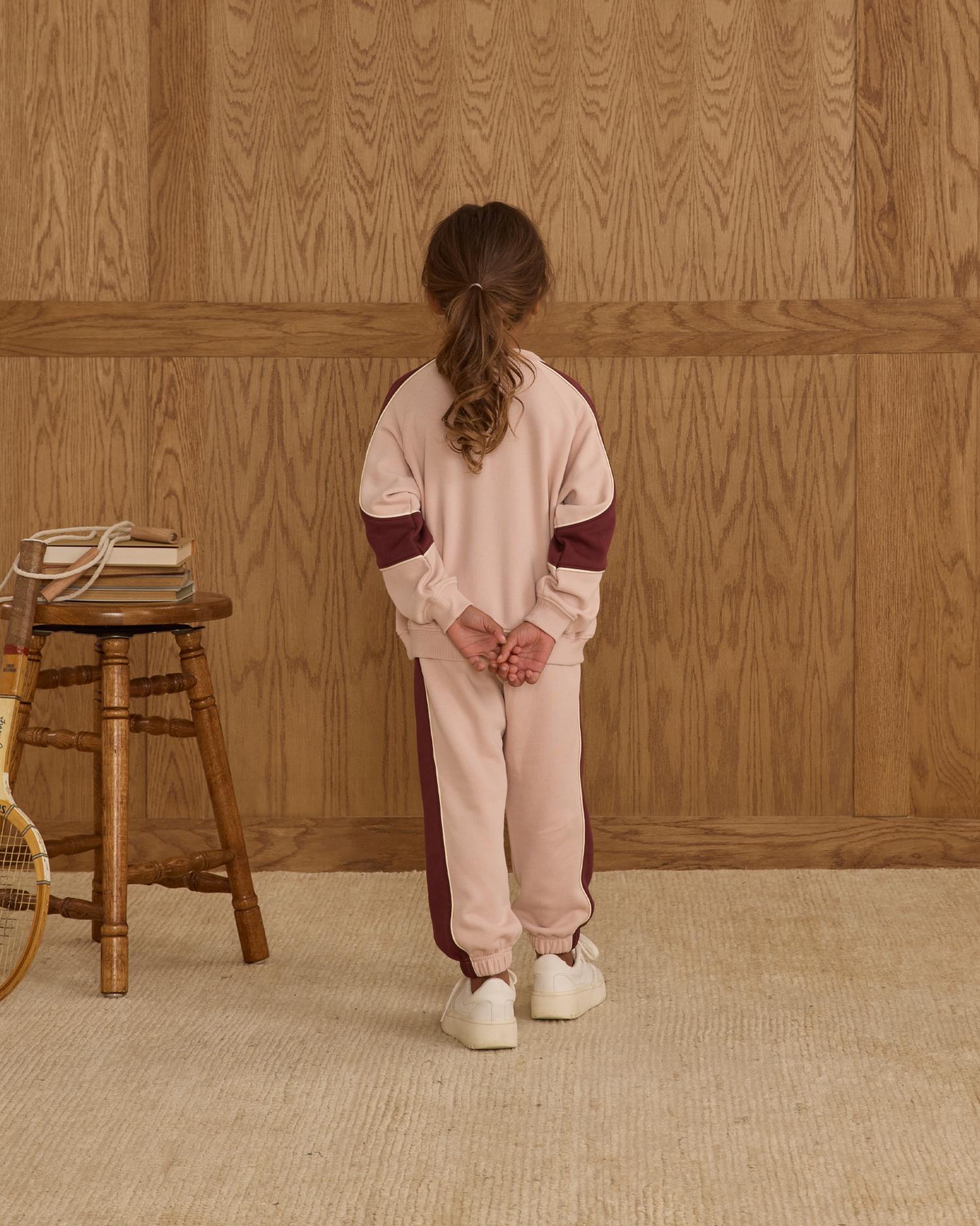 Rylee + Cru - Girl's Paneled Sweatpant