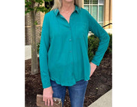 Grace And Lace - Stretch Fit Button Up Top