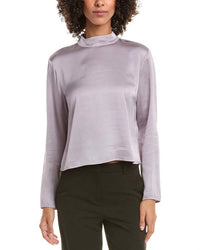 Bella Dahl - MOCK NECK BUTTON BACK TOP