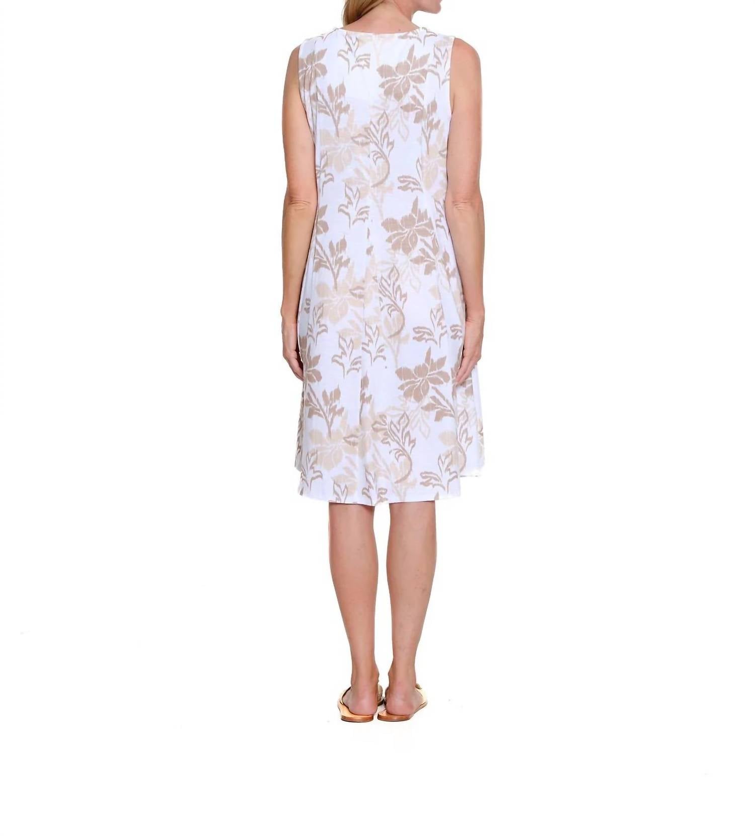 Multiples - Panel Scoop Neck Tank Dress