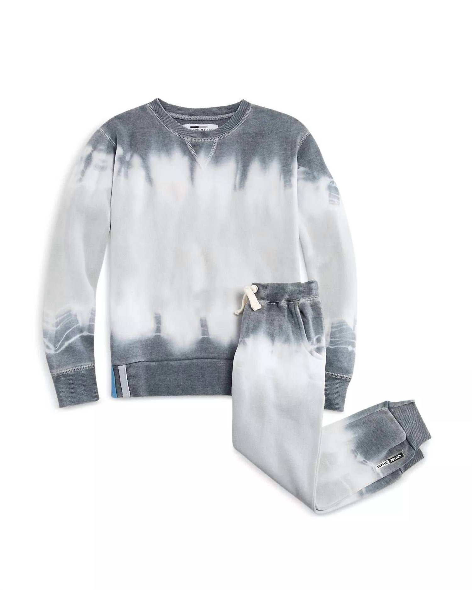 Vintage Havana - Kid's Burnout Tie Dye Jogger Pants