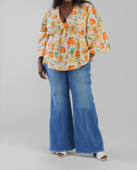 Guapa - Prana V Neck Top - Plus